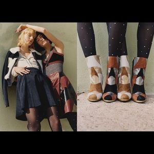 Rodarte x & Other Stories Patchwork Boot NWT